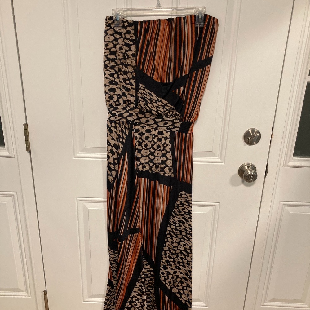 S-twelve multi-print maxi dress